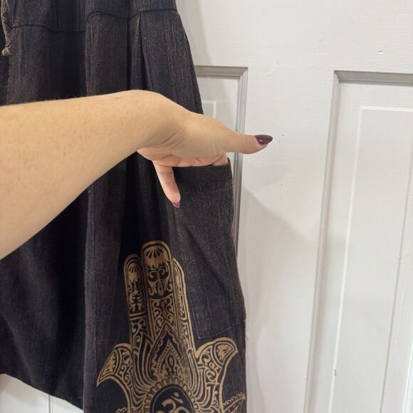 Kathmandu Imports Harem Pants Festival Drop Crotch Fairy Grunge Rave Hippy EUC - Picture 5 of 11